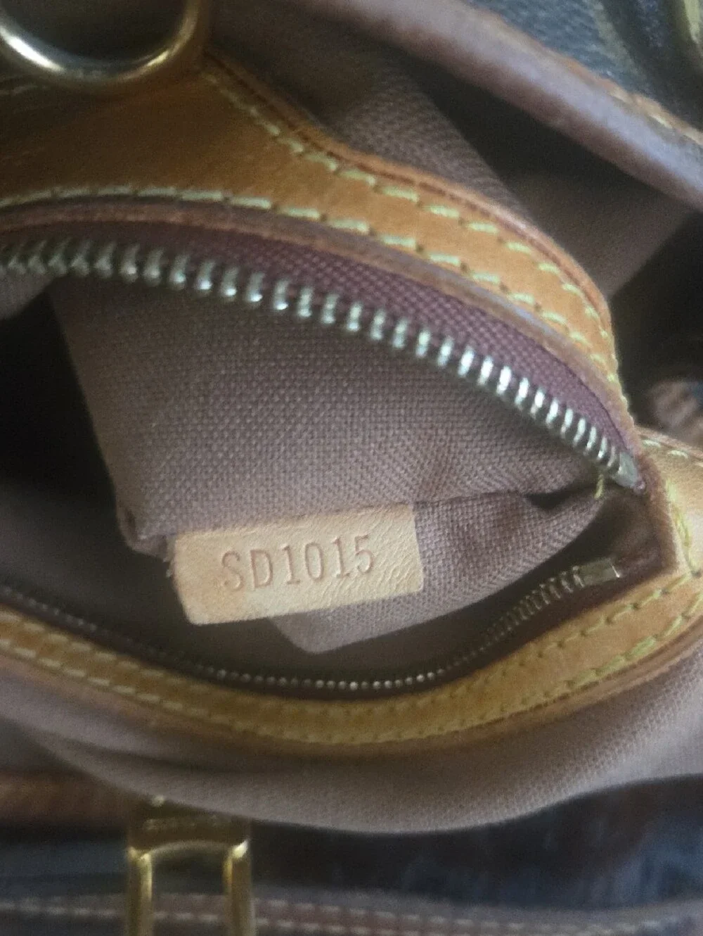 Louis Vuitton Monogram Canvas Tote in Brown and Tan